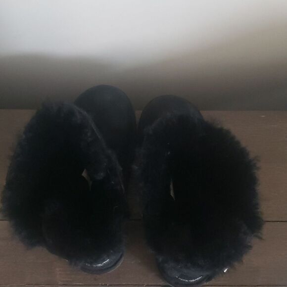 KOOLABURRA BY UGG Womens REMLEY 1105792 Black Suede Buckle Boots Size 6 - Picture 4 of 10